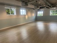 Open-plan room
      cleaned after fit-out, ready for handover