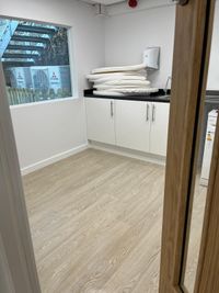 Kitchenette
        cleaned and ready for handover