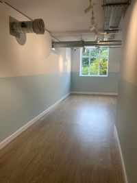 Room cleaned after
        fit-out, ductwork and floor finished